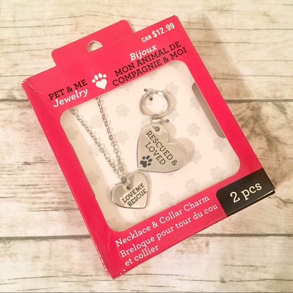 Accessories - Rescued & Loved Necklace and Collar Charm Set